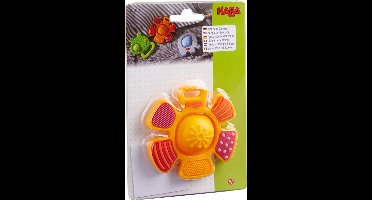 Haba Bijtring Plopbloem Junior 8 Cm Siliconen Oranje