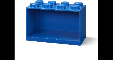Lego - Wandschap Brick 8 - Polypropyleen - Blauw