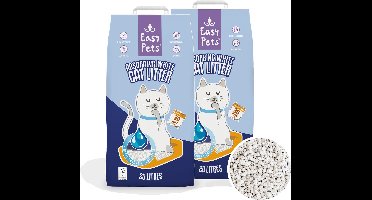 EasyPets Kattenbakvulling 2x 20L - Absorberend Wit - Extra Geurcontrole - Catsanitaire Hygiëne