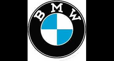 Rond Metaal Bord 35cm BMW - Logo