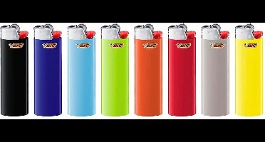 BIC Maxi J26 Vuursteen aansteker - willekeurige kleuren - 10 stuks