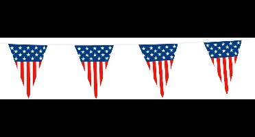 6x Vlaggenlijn USA 10 Meter - Voetbal EK WK Landen Feest Versiering Decoratie
