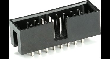 Box Header - 2x8 pins - DC3-16P - Male Socket - 2.54mm Pitch 1 stuks