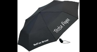 Paraplu trotse Papa met kindernaam of kindernamen-Cadeau voor Papa-Kerstcadeau persoonlijk-Black