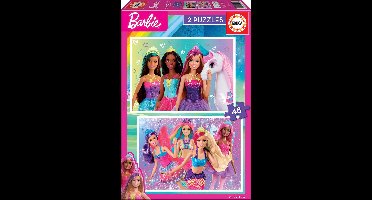 Barbie Puzzel (2 x 48 puzzelstukken) - Educa