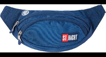 St.Right - heuptas - 30x14x4cm - marineblauw - crossbody bag