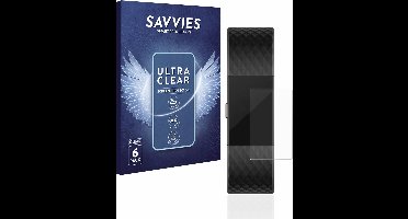 Savvies - Screenprotector voor Fitbit Charge 2 - Folie Beschermfolie transparant 6 Stuks