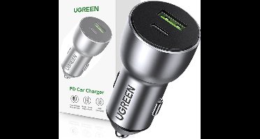 UGREEN Fast Charge Autolader Dubbele Poort 42.5W Universeel QC/PD 3.0