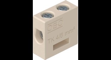 OBO Bettermann 7205702 TK 06 Keramiekklem Flexibel: - Massief: 6-6 mm² Aantal polen: 1 5 stuk(s)