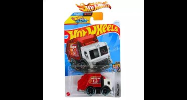 HOT WHEELS TOTAL DISPOSAL RED/WHITE 160/250 1:64 HW METRO 8/10