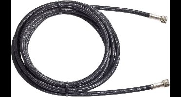 Weefselversterkte airbrush-luchtslang Schroefdraad 1/8 naar 1/8, lengte: 3 m