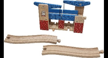 Mentari, Houten ophaalbrug brug voor treinset