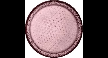 Iittala Oiva Toikka Tundra plat bord D15,4cm calluna rood