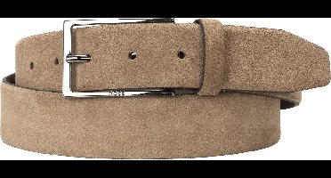 BOSS leren heren riem - middenbruin