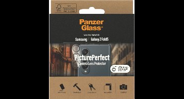 PanzerGlass Screenprotector geschikt voor Samsung Galaxy Z Fold 5 Glazen | PanzerGlass Hoops Camera Lens Protector - Case Friendly