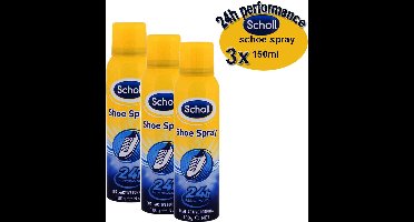 Scholl Fresh Step Deodorant Spray Voetdeodorant - 3 x 150 ml - Grootverpakking