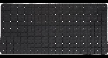 Badmat - Anti-slip - Zwart - 1 stuk - 37x82 CM
