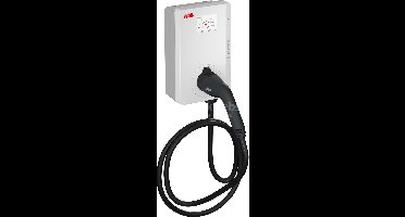 ABB Terra Wallbox AC EV Laadstation 22kW, 32A, 5m Kabel, 4G, RFID, MID certificering, Display (SKU 6AGC081285)