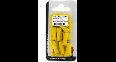 Kabelschoen 6.3x0.8 mm 25 stuks blister