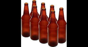 Bierfles 0,5 L - verpakking van 8 stuks - Bierflessen