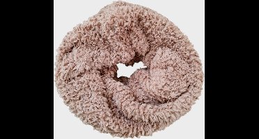 Colsjaal Nonnie - Teddy - Taupe - superzacht - warm
