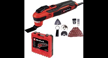 Einhell Elektrische Multitool TE-MG 350 EQ - 350 W - Snelheid & Constante elektronica - Incl. 9x schuurpapier, schraper en 4 verschillende zaagbladen
