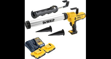 DeWalt DCE 581 D2K accupistool 18 V 310 ml + 2x accu 2.0 Ah + lader + koffer