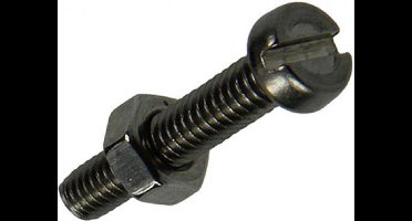 Metaal-schroef. M4 x 20mm. lang. Cilinderkop+moer. RVS-A2. 10 stuks bouten + moeren. Sam.