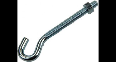 Mack Schroefhaak Met Moer 4 stuks M5 x 50 mm