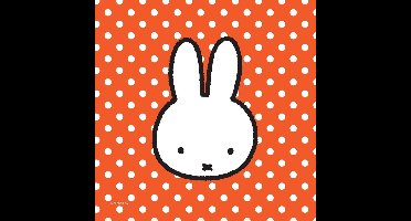 60x stuks Nijntje feest servetten - 25 x 25 cm - Verjaardag feestartikelen - voor kinderen