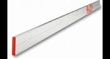 Strijklat SL2/100, 100cm 2 libellen 100x18mm zilver - 02010101