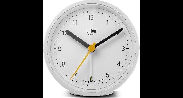 Braun BC12W - Wekker - Analoog - Stil uurwerk - Wit