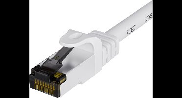 Qost - Patchkabel SFTP CAT8.1 - LSZH 2000MHz - Wit - 1 meter- Met RJ45 Connectoren - Netwerkkabel / Internetkabel