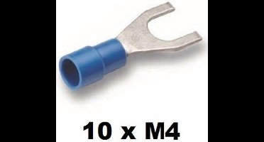 Cimco vorkkabelschoen geisoleerd 1,5-2,5mm2 M4 zak 10