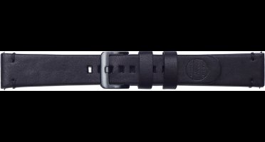 Samsung Leren bandje - Samsung Galaxy Watch (42mm) - zwart