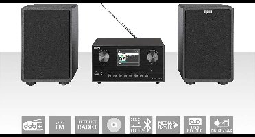 Imperial DABMAN i310 CD Hybride micro Hifi Systeem DAB+ / FM / Internet / Bluetooth Zwart