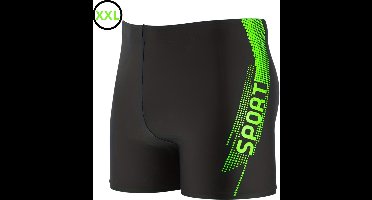 Bovista Zwembroek Heren - Zwem Broek Mannen - Badkleding - Zwemmen - Jongens - Swimming Shorts - Zomerbroek - Groen - Maat XXL