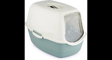 Rotho Mypet Kattenbak Eco Bailey 56x40x39 cm - Kattentoilet - Groen&Beige