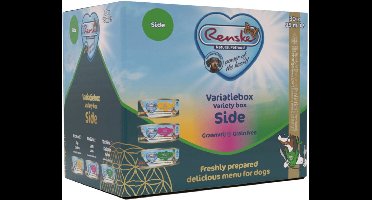 Renske Variatie Box Side - Hondenvoer - Kip Lam Kalkoen 30x95 g Graanvrij