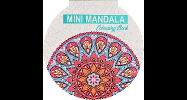Mini Mandala Kleurboek Kinderen - Rond - Blauwe voorkant - Kleurboeken voor Kinderen - Tekenboek voor Kinderen - Kleurboek Kinderen - Tekenen Kinderen - Kleurplaten - 48 Pagina's - 12 x 12 cm - Vanaf 3 jaar - Multi Kleuren