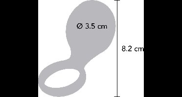 TOYJOY - Tickle Brush C-Ring - Rings Couples Blauw