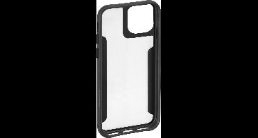 Hama Metallic Frame Cover Hoesje geschikt voor iPhone 14 - Hard Cover - Schokabsorberend - Zwart