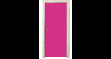 Deurposter 90x205 cm - Deursticker Fuchsia - Neon - Kleuren - Meubelfolie zelfklevend - Deurfolie woonkamer - Interieurfolie fotobehang - Deur plakfolie - Deurstickers - Deurbehang sticker - Kamer decoratie