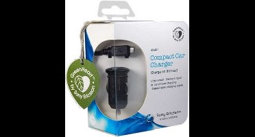 Sony AN401 Compact USB Car Charger 1.2A + MicroUSB Cable