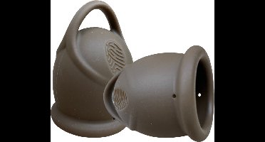 green-goose® Siliconen Menstruatie Cup - 2 Stuks - L - Bruin - Veilig, comfortabel en milieuvriendelijk