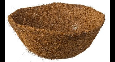 Nature Kokos inlegvel - bruin - kokosvezel - 40 cm - met waterkering - hanging basket