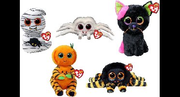 Ty Beanie Boo Halloween Pakket - met Charlotte, Oooky, Licorice, Trickster en Spinderella