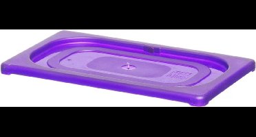 HENDI Deksel voor GN-containers – paars – 265x162 mm – allergenenmarkering