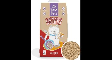 Easypets Kattenbakvulling - Klontvormend Hout - Fijne korrel - 30L