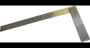 Silverline Blokhaak - Winkelhaak - RVS - 300 mm - DIN875/1